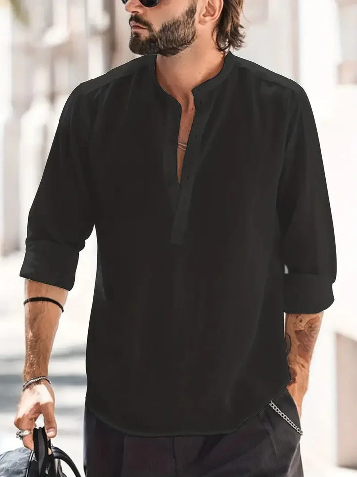 Camisa de lino para hombre