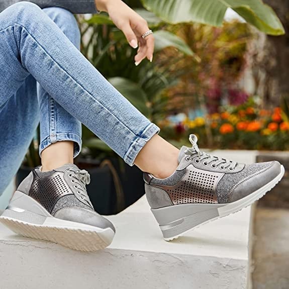 Zapatillas de deporte con cuña de mujer Elevated Wedge
