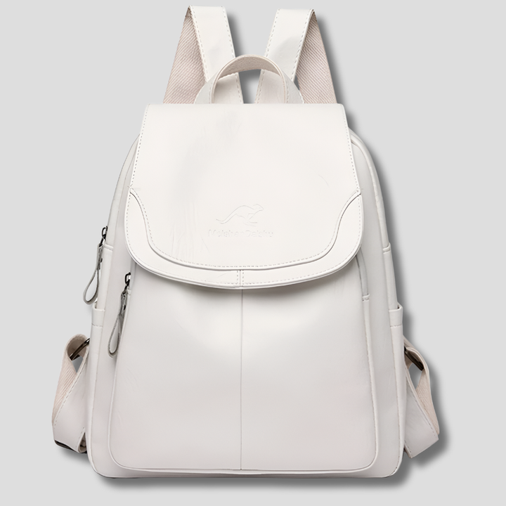 Zaino antifurto in pelle per donne eleganti