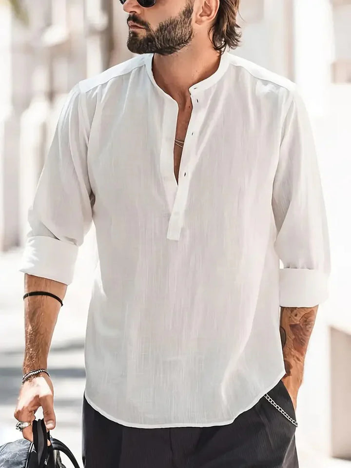 Camisa de lino para hombre