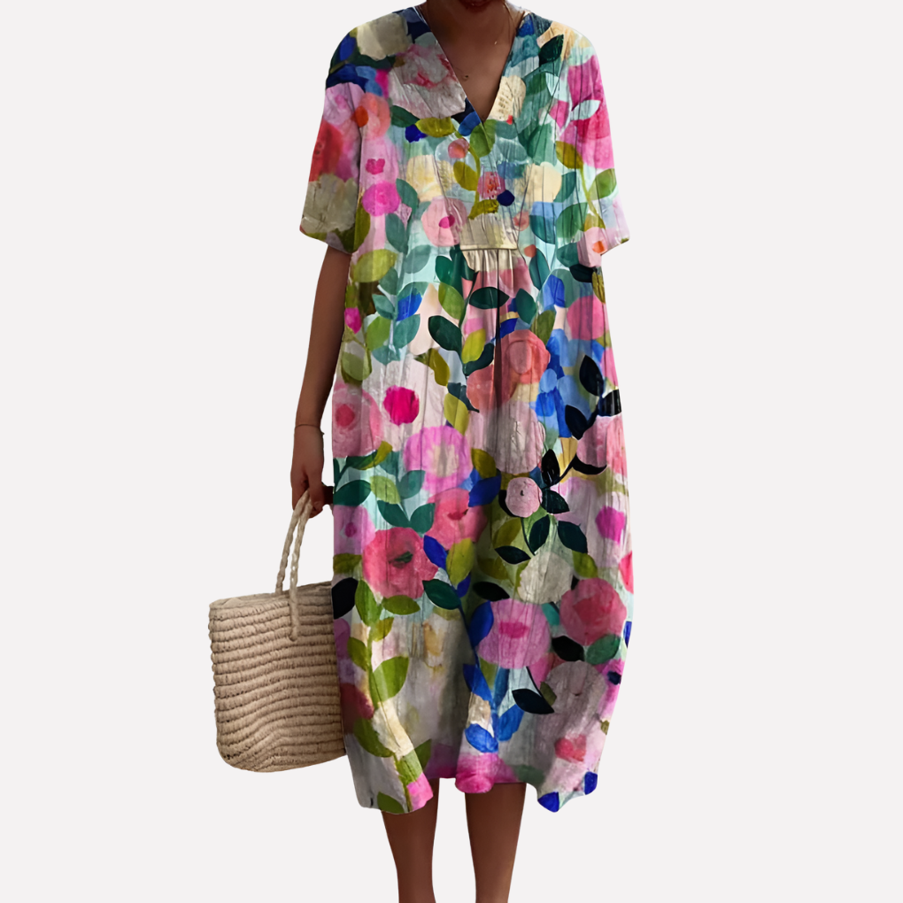 Women's floral summer dress