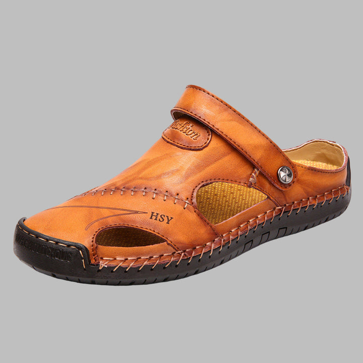 Sandalias cómodas de piel para hombre Comfort para las aventuras de verano