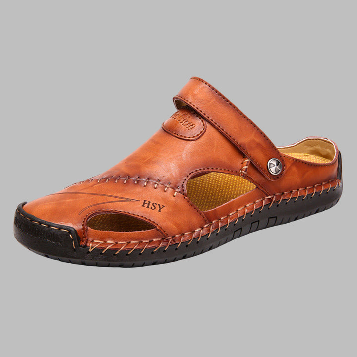 Sandalias cómodas de piel para hombre Comfort para las aventuras de verano