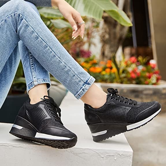 Zapatillas de deporte con cuña de mujer Elevated Wedge