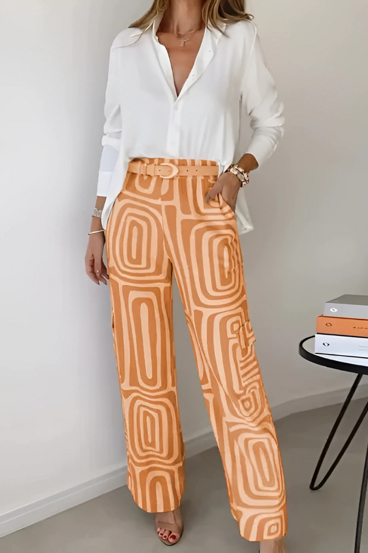 Conjunto de oficina de dos piezas para mujer