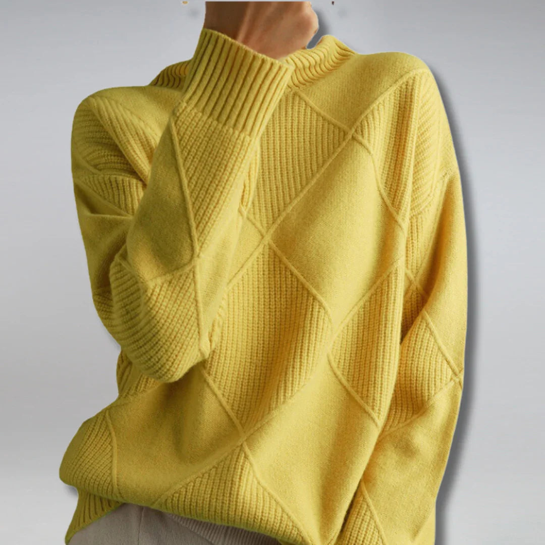Maglione dolcevita da donna: maglia morbida al tatto con fascino classico