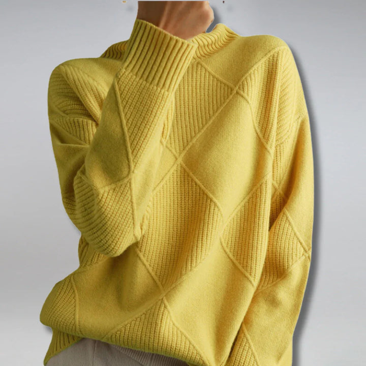 Maglione dolcevita da donna: maglia morbida al tatto con fascino classico