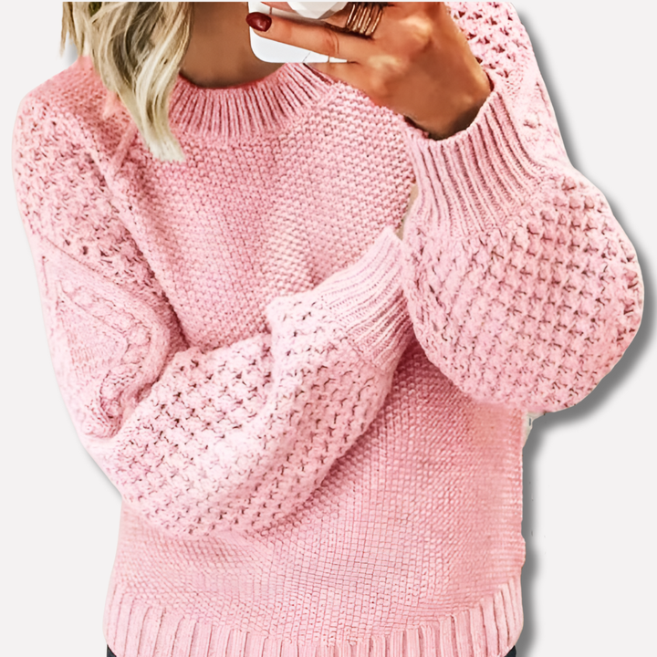Elegante maglione caldo per donna