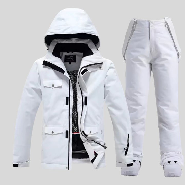 Completo invernale funzionale da donna con giacca e pantaloni da sci