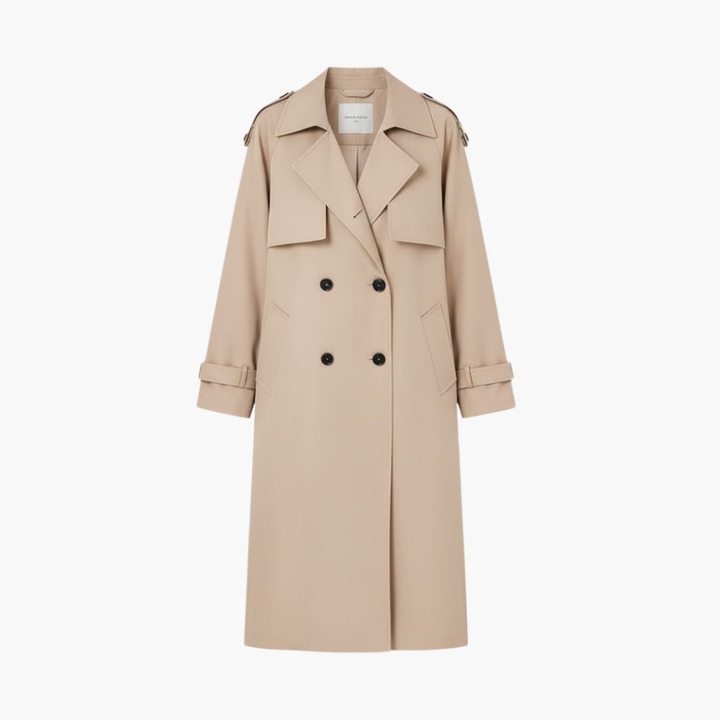 Cappotto Trench da Donna con Patta a Bottoni Prezzo in Offerta