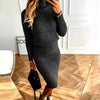 Abito pullover in maglia da donna