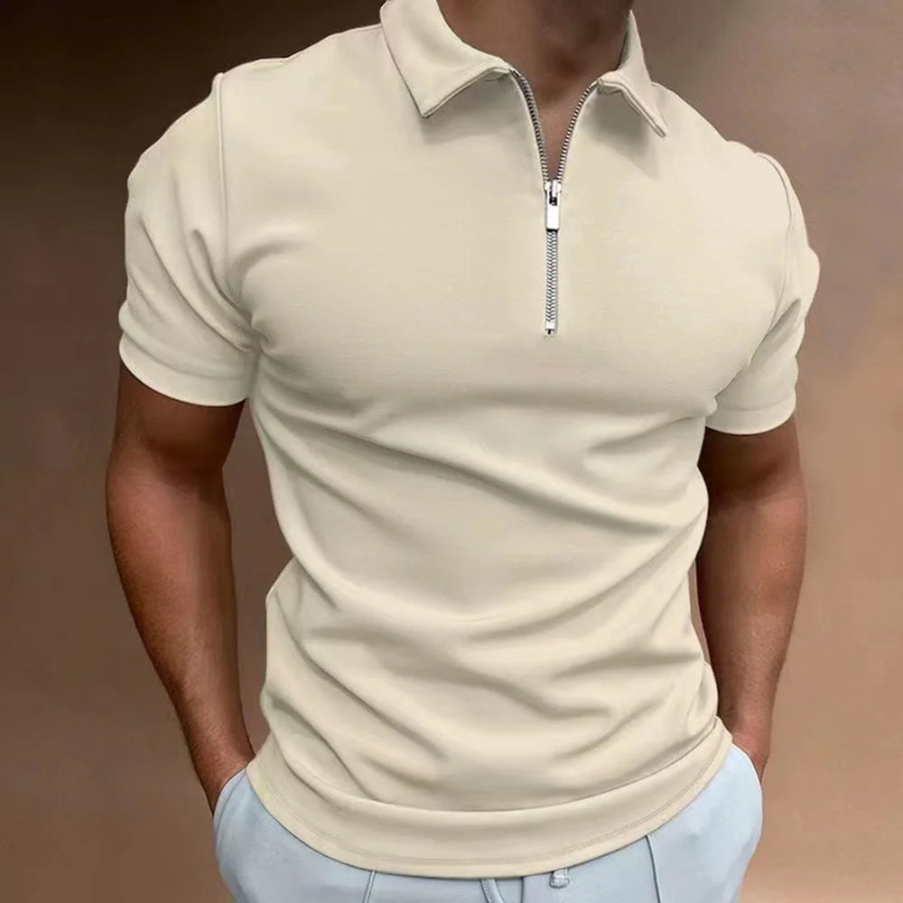 Polo con colletto con zip: la raffinatezza moderna incontra il comfort quotidiano