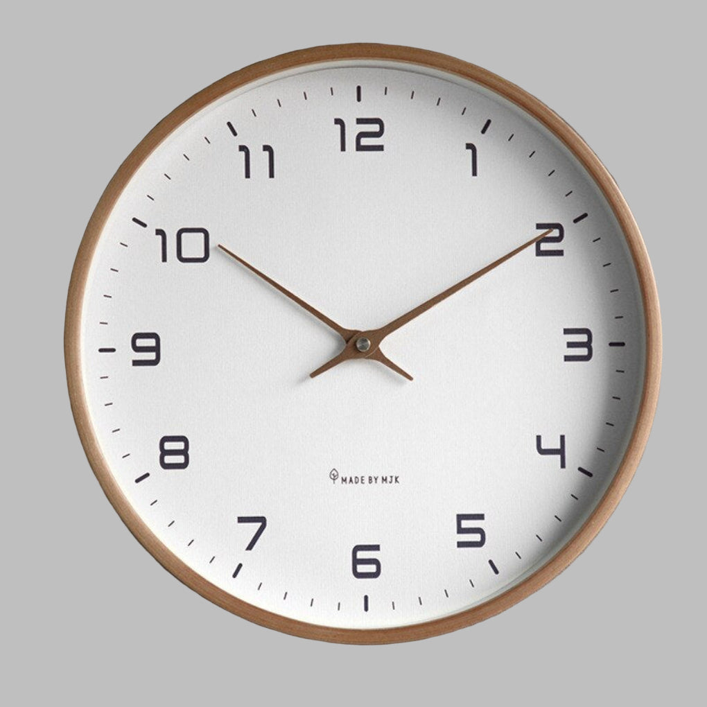 Orologio scandinavo in legno