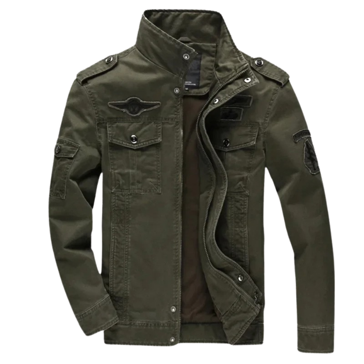 Giacca militare da uomo per la mezza stagione – Stile robusto e funzionalità quotidiana