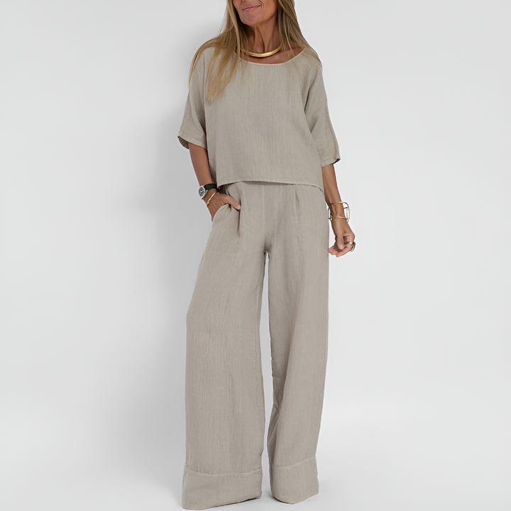 Two-Piece Relaxed Fit Set for Women