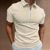 Sofisticazione Moderna - Polo con Collo Zip per Uomini
