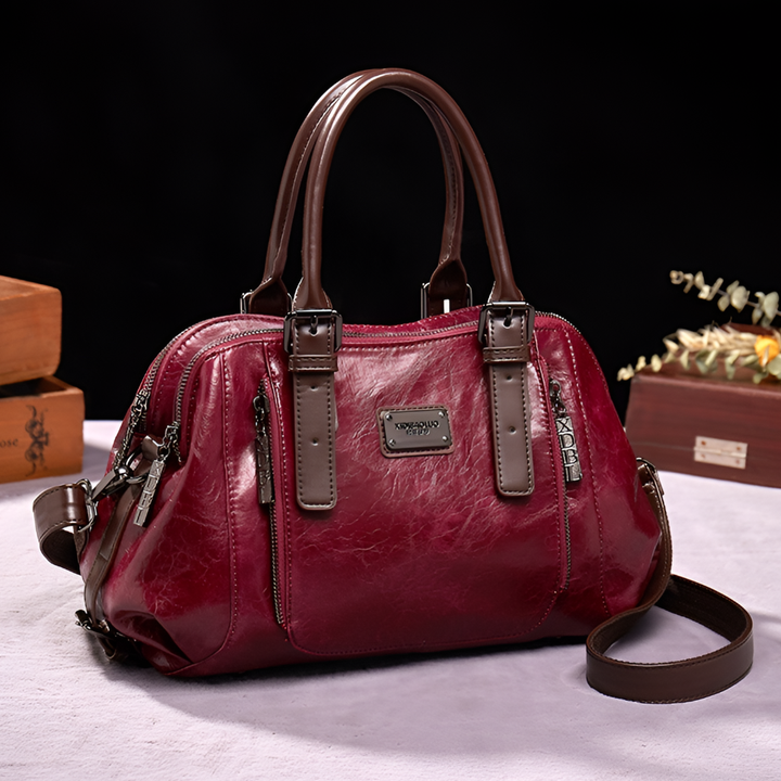 Borsa a mano classica in pelle