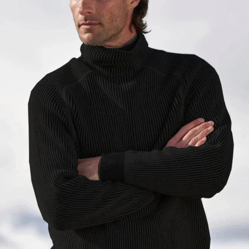 Maglione a collo alto da uomo: elegante e alla moda per le stagioni più fredde