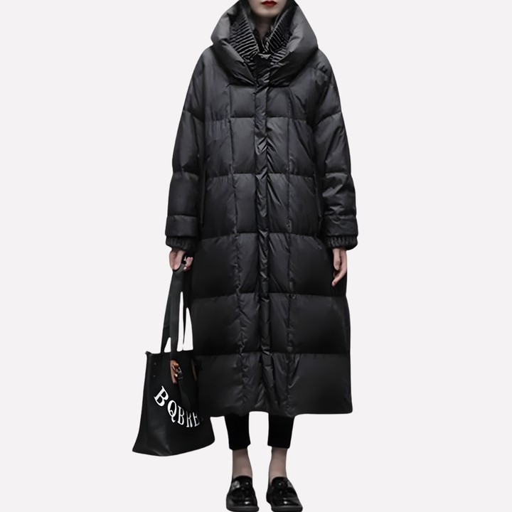 Cappotto Lungo Trapuntato da Donna