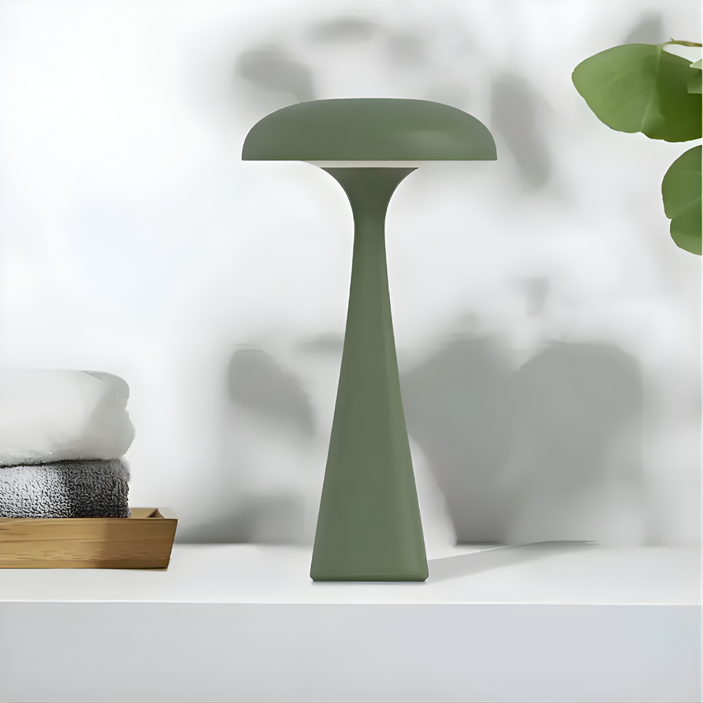 Lampada da tavolo decorativa a forma di medusa