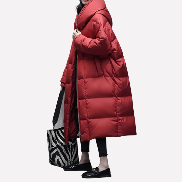 Cappotto Lungo Trapuntato da Donna