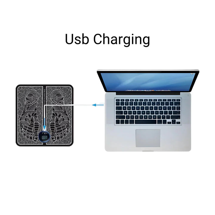 Cojín para masaje plantar EMS relajante