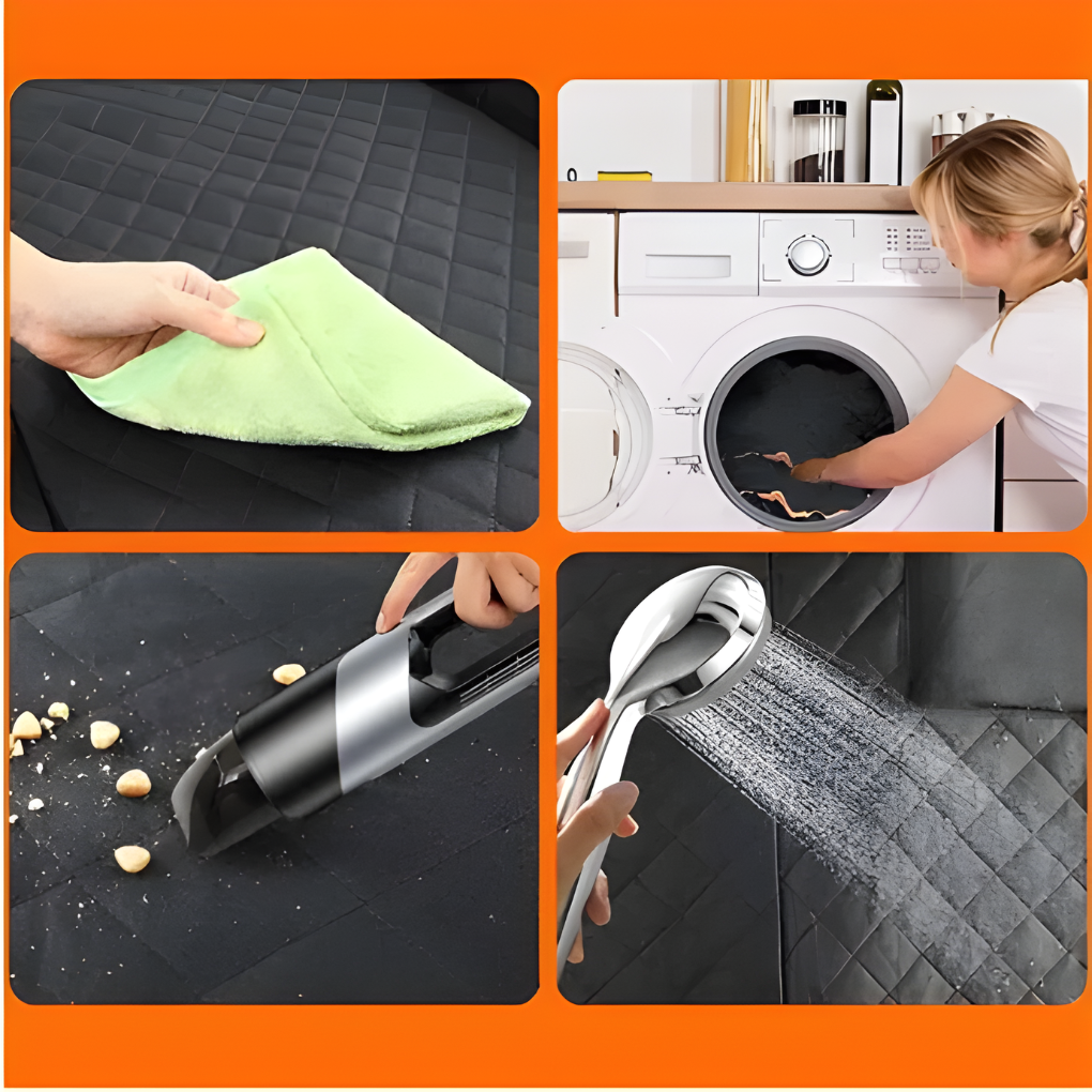 Extension of the car seat for dogs with a hard floor