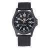 Robust Military-Style Watch with Illuminated Dial