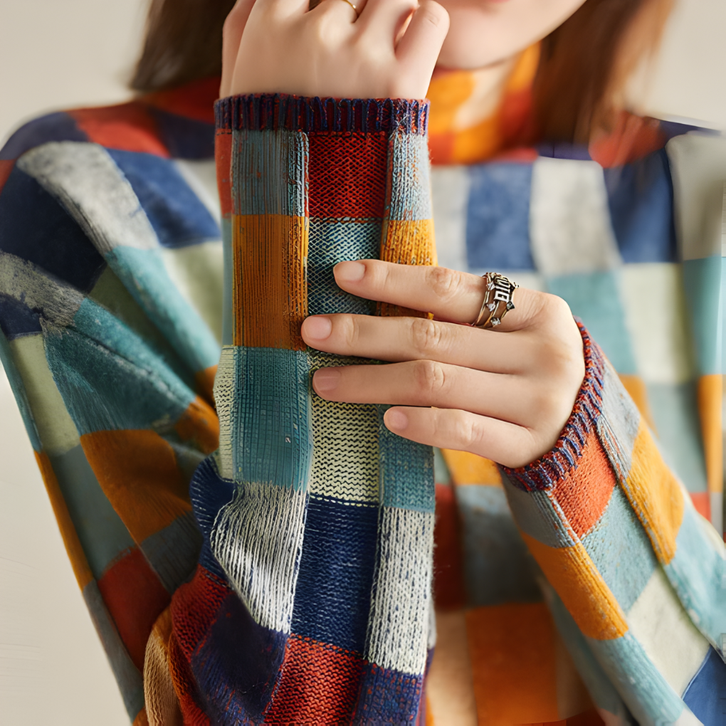 Maglione da donna con collo alto