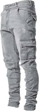 Premium stretch denim trousers for men