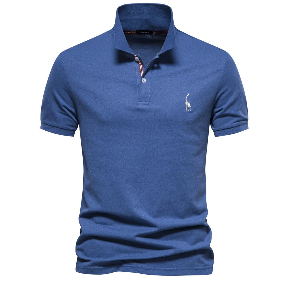 Polo classica da uomo con ricamo: stile intramontabile con dettagli raffinati