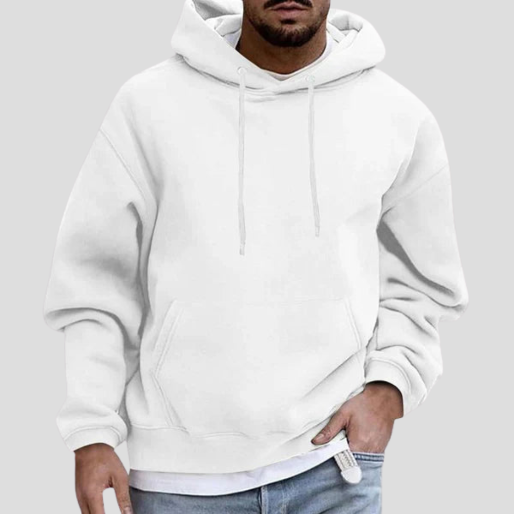 Felpa con cappuccio da uomo con tasche