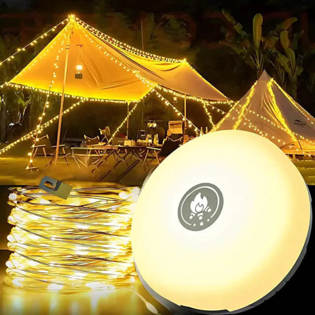 Luce da campeggio portatile 4 in 1: illuminazione versatile ovunque