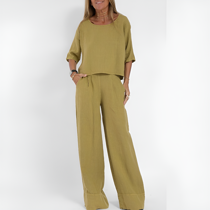 Two-Piece Relaxed Fit Set for Women