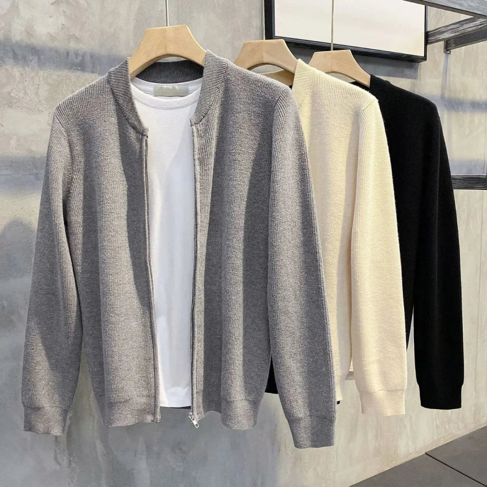 Warm and Stylish Knitted Men's Cardigan