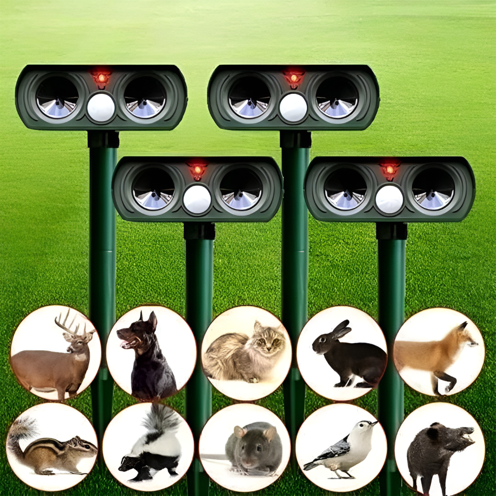 Repellente per Parassiti Animali a Energia Solare Infrarossa
