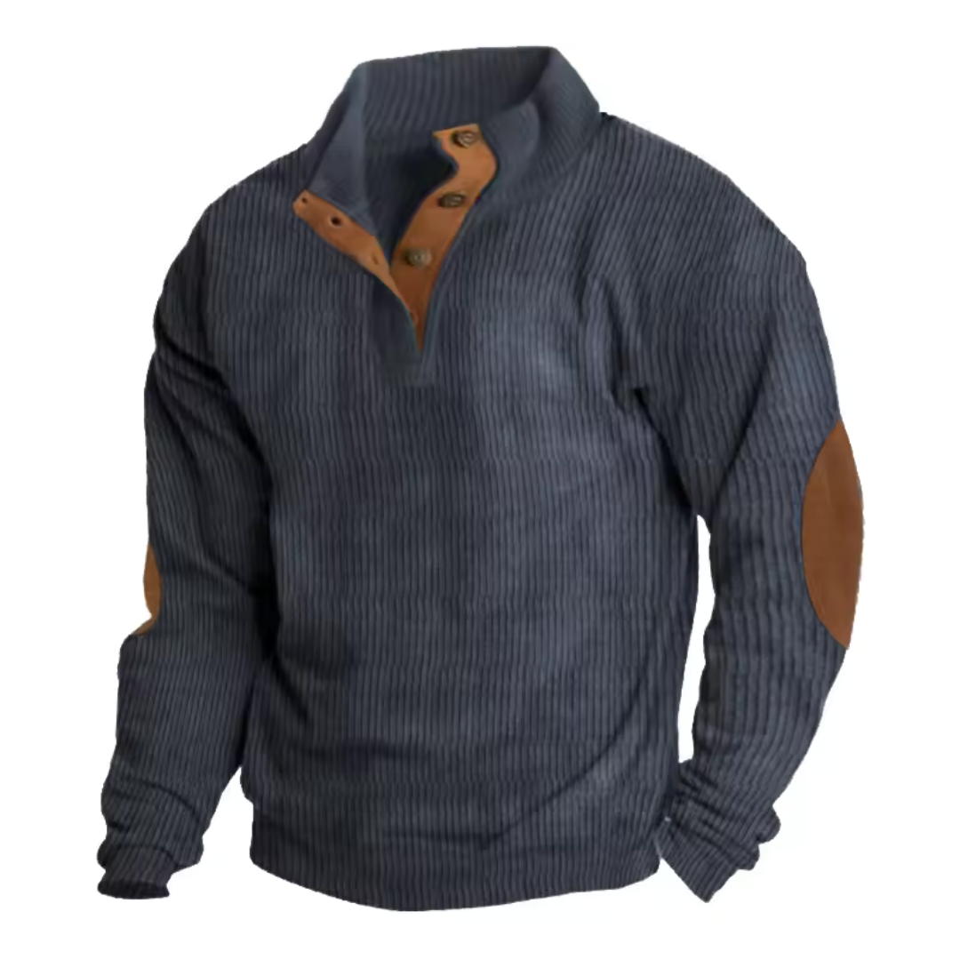 Maglione da uomo in velluto a coste, elegante e comodo