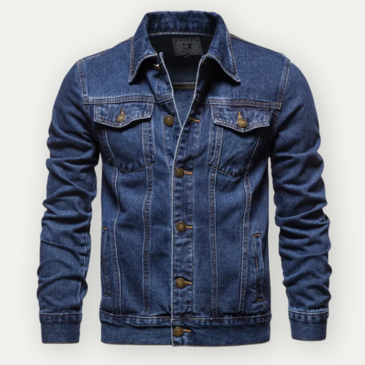 Giacca da camionista in denim da uomo