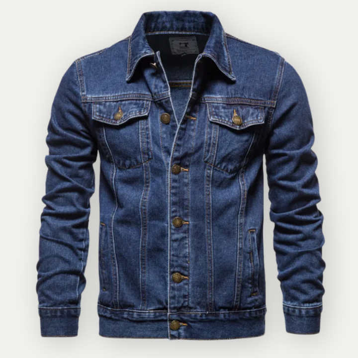 Men's denim trucker jacket, classic style, for everyday wear