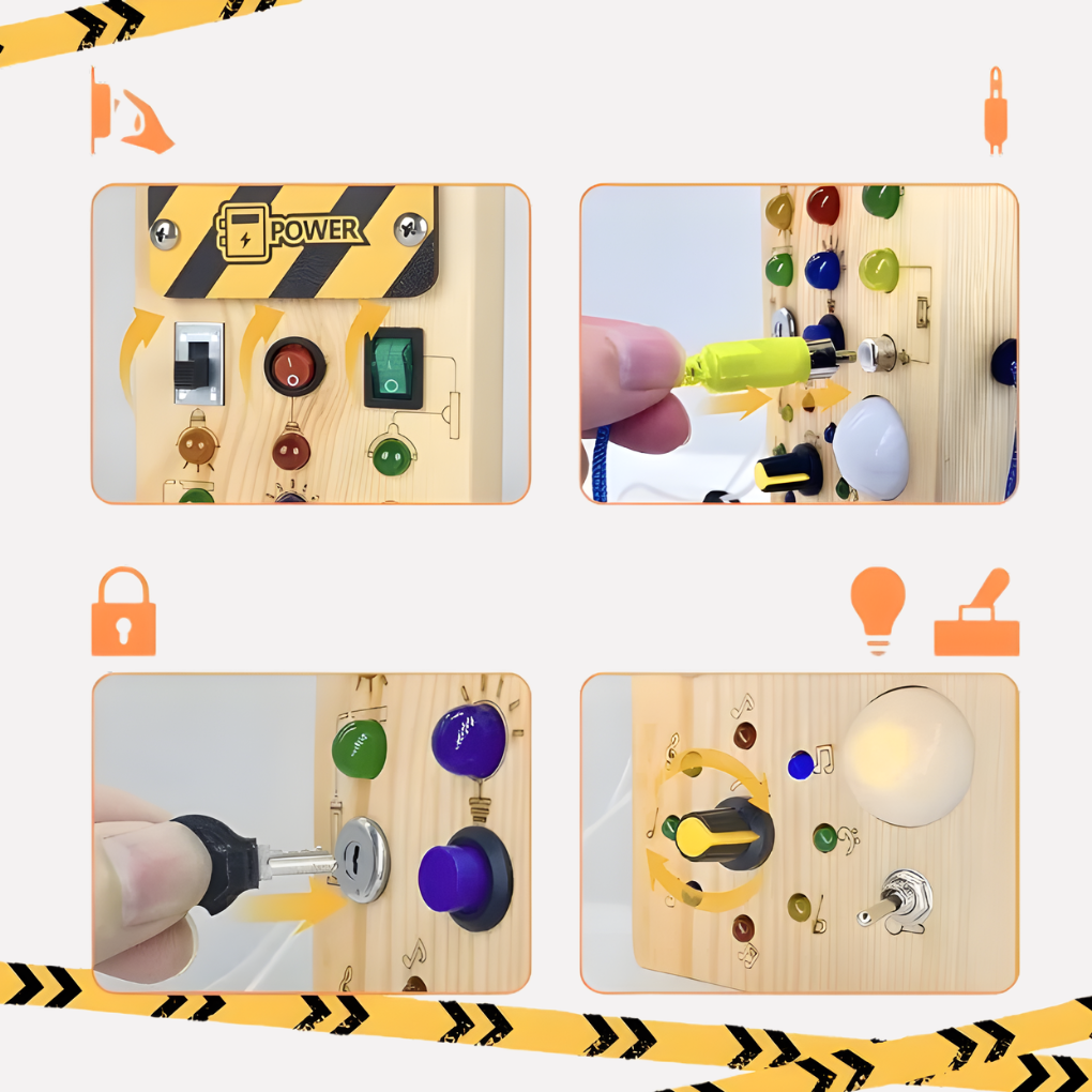 Lavagna Montessori Occupata con Luci LED