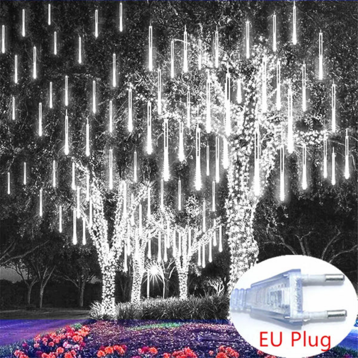 Luci a pioggia a LED con effetto meteorite