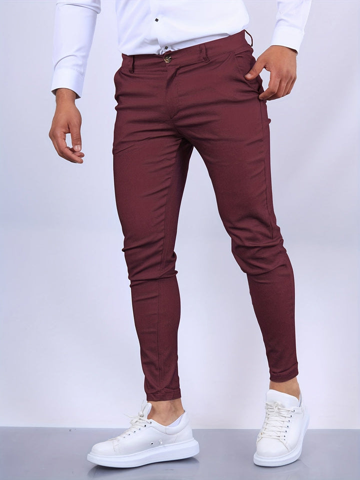 Pantalones skinny elasticizados de hombre