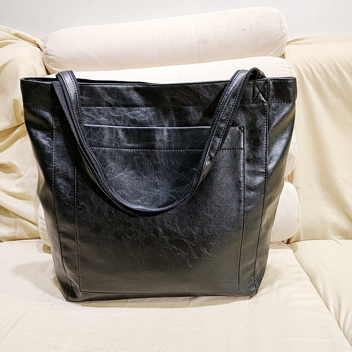 Elegant soft leather handbag for women