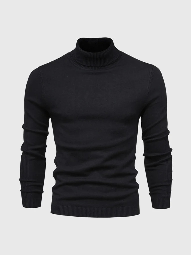 Maglione a collo alto da uomo