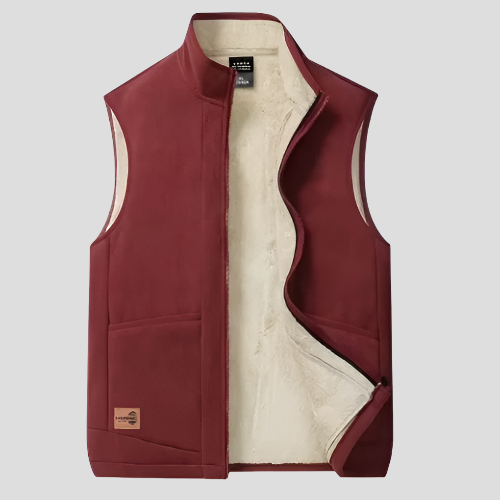 Gilet invernale foderato da uomo