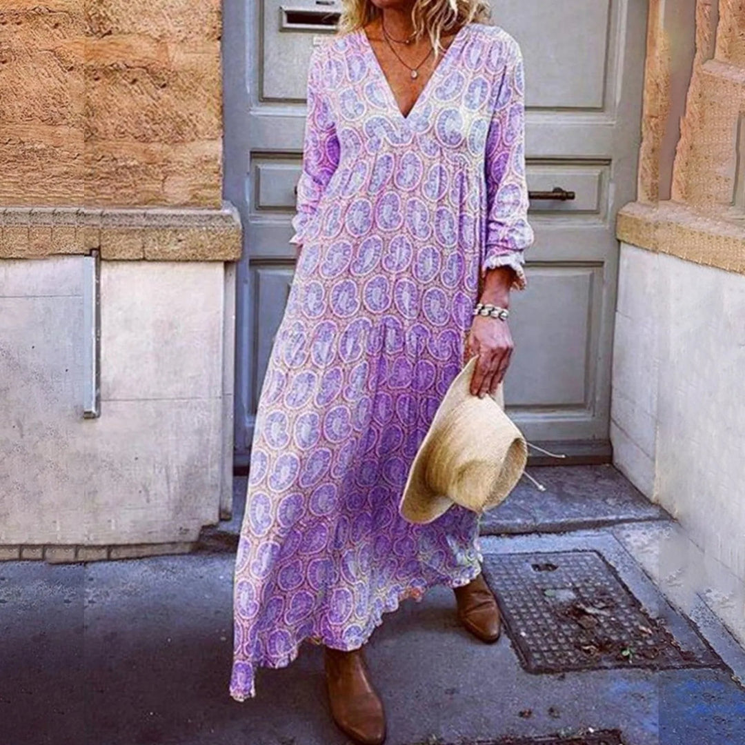 Abito Maxi Geometrico Bohowaves