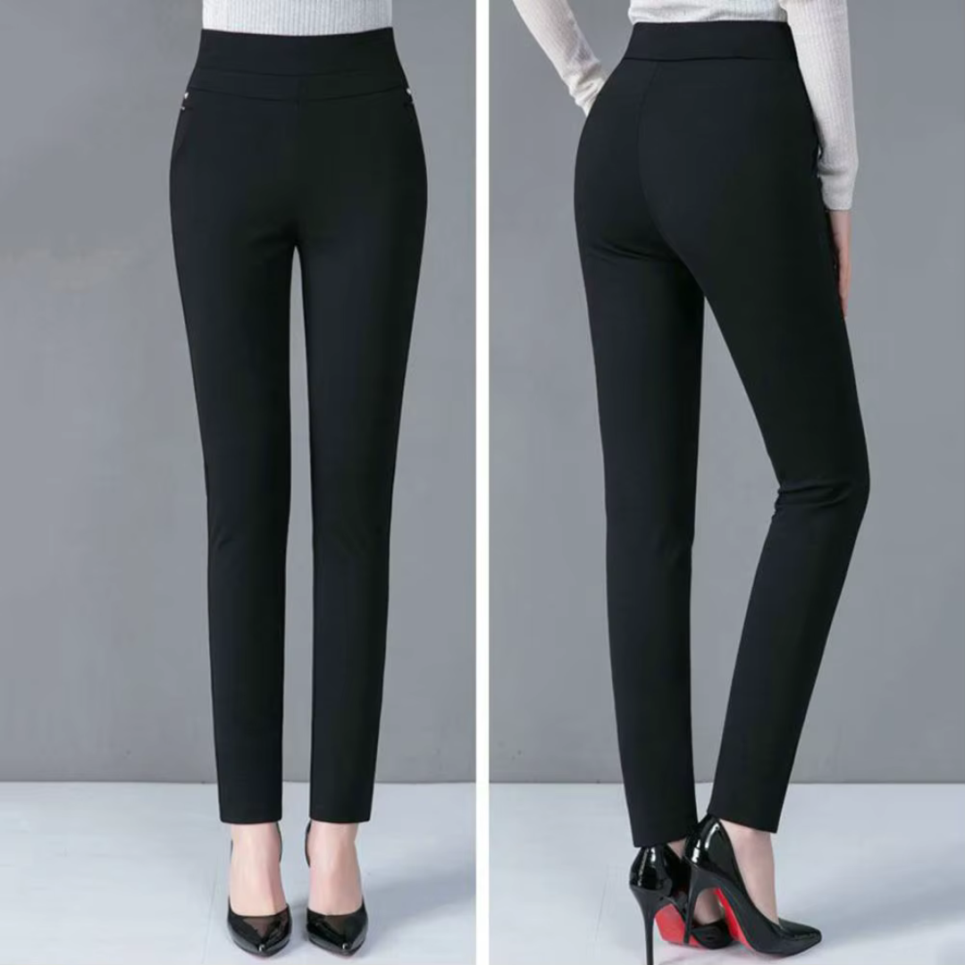 Pantaloni Alti Stretch per Donna