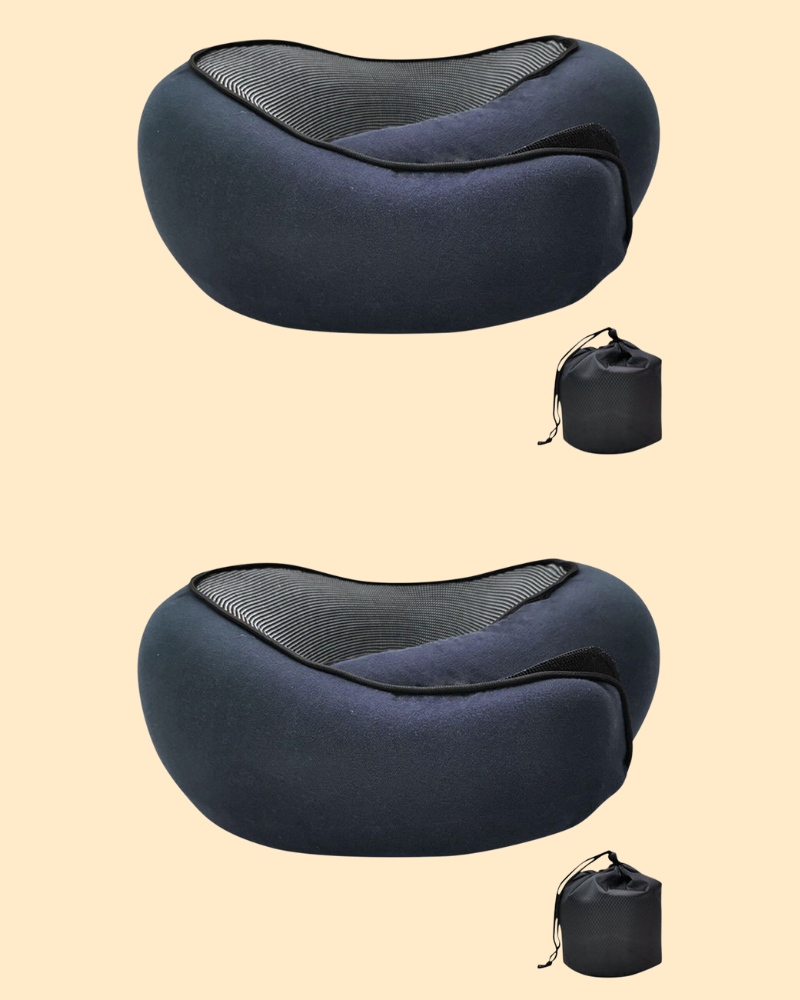 Ergonomic Travel Neck Pillows in Memory Foam
