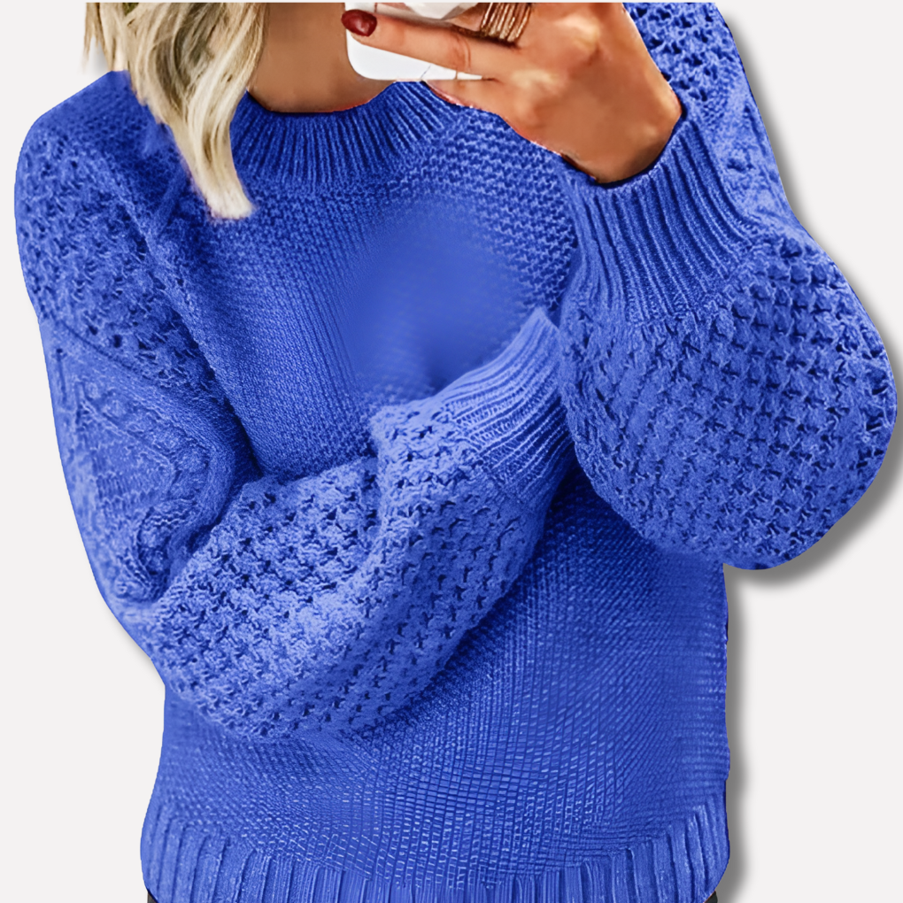 Elegante maglione caldo per donna