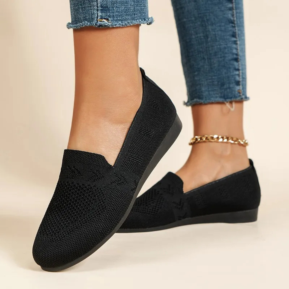 Breathable Mesh Slip-On Shoes for Women